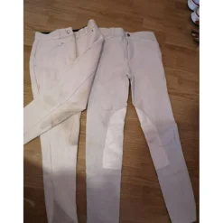 Fouganza Pantalons De Concours>2 pantalons blancs à saisir