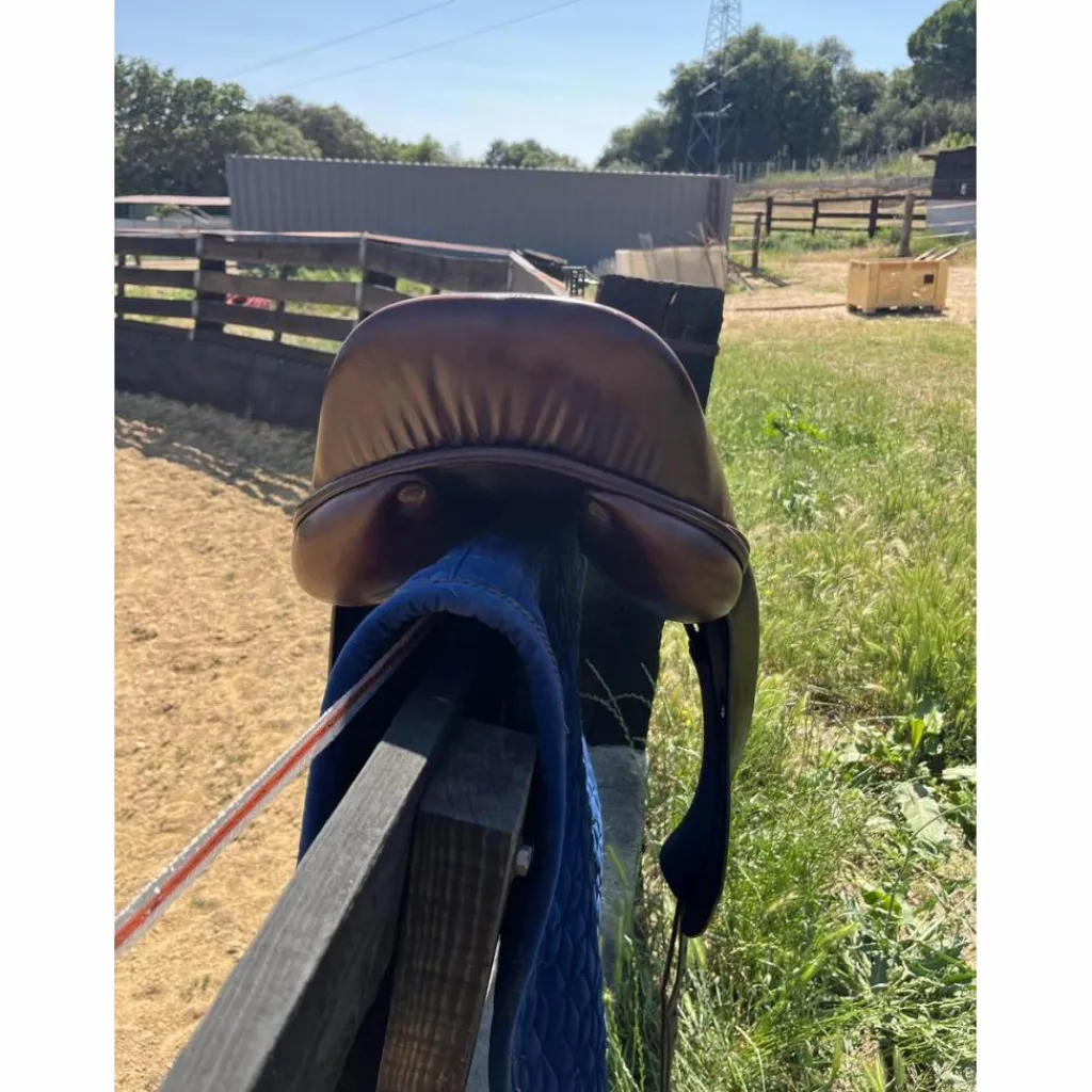 Jean-Luc Maurel Selles De Dressage>À vendre – Selle havane 17,5”