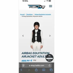 Air Bag Air Jacket taille Adulte*Helite Best