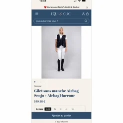 Airbag avec la veste sans manche*Harcour Clearance