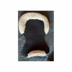 Acavallo Amortisseurs>Amortisseur de dos gel noir bordure mouton