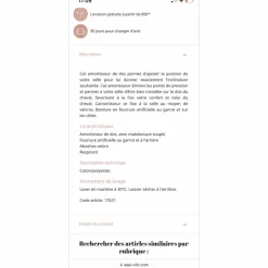 Horze Amortisseurs>Amortisseur dos