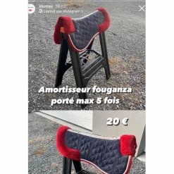 amortisseur rouge*Fouganza Sale