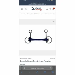 Jump'In Mors Et Embouchures>Baucher en caoutchouc