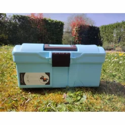 Boite de pansage bleu*Fouganza Outlet