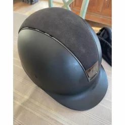 Samshield Casques Et Bombes>bombe noir mat alcantara taille 55