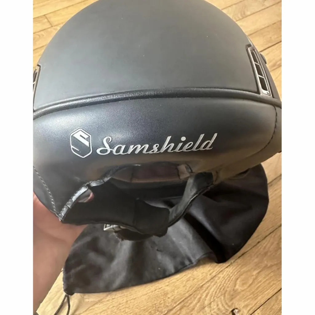 Samshield Casques Et Bombes>Bombe noire mate coque M 58cm