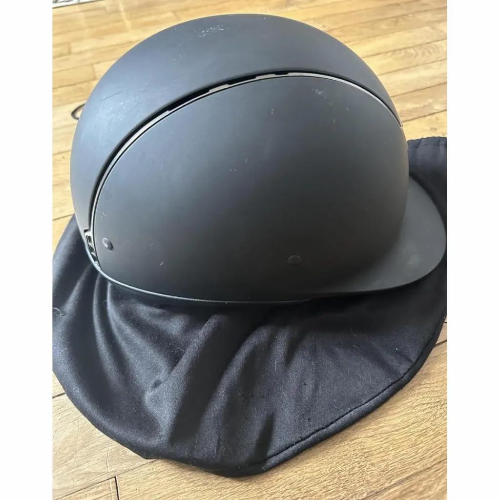 Samshield Casques Et Bombes>Bombe noire mate coque M 58cm