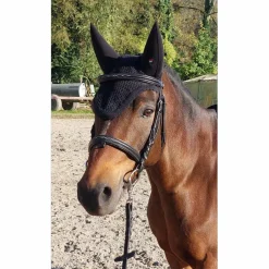 bonnet anti-bruit noir poney*Equiline Outlet
