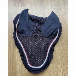 - Marque inconnue - Bonnets>Bonnet bleu marine liseré bordeaux/blanc NEUF