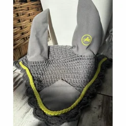 bonnet gris liseré vert*- Marque inconnue - Sale