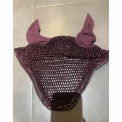 Bonnet prune et argent*Harcour Sale