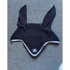- Marque inconnue - Bonnets>Bonnet Horséa taille cheval, noir et argent