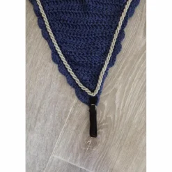 - Marque inconnue - Bonnets>Bonnet long bleu marine/gris