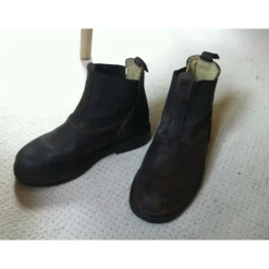 boots cuir marron T29* Sale