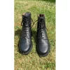 Boots cuir noir*Performance Online