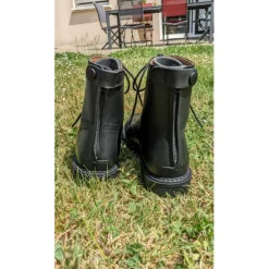 Boots cuir noir*Performance Online