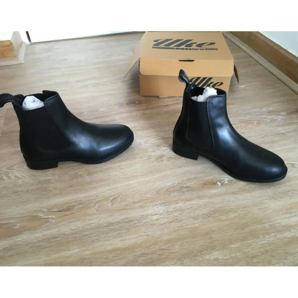 - Marque inconnue - Boots>Boots doublées en cuir uke