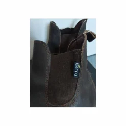 SILVER*CROWN Boots>Boots d'équitation en cuir marron