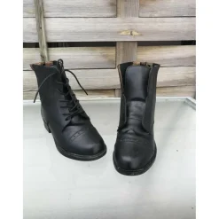 Boots en cuir*- Marque inconnue - Outlet