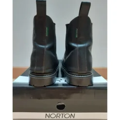 Boots cuir Brun 44*Norton Clearance