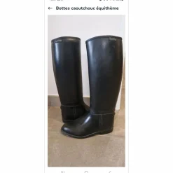 Equitheme Bottes>Bottes caoutchouc équithème