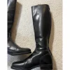 Bottes cuir noir*- Marque inconnue - Sale