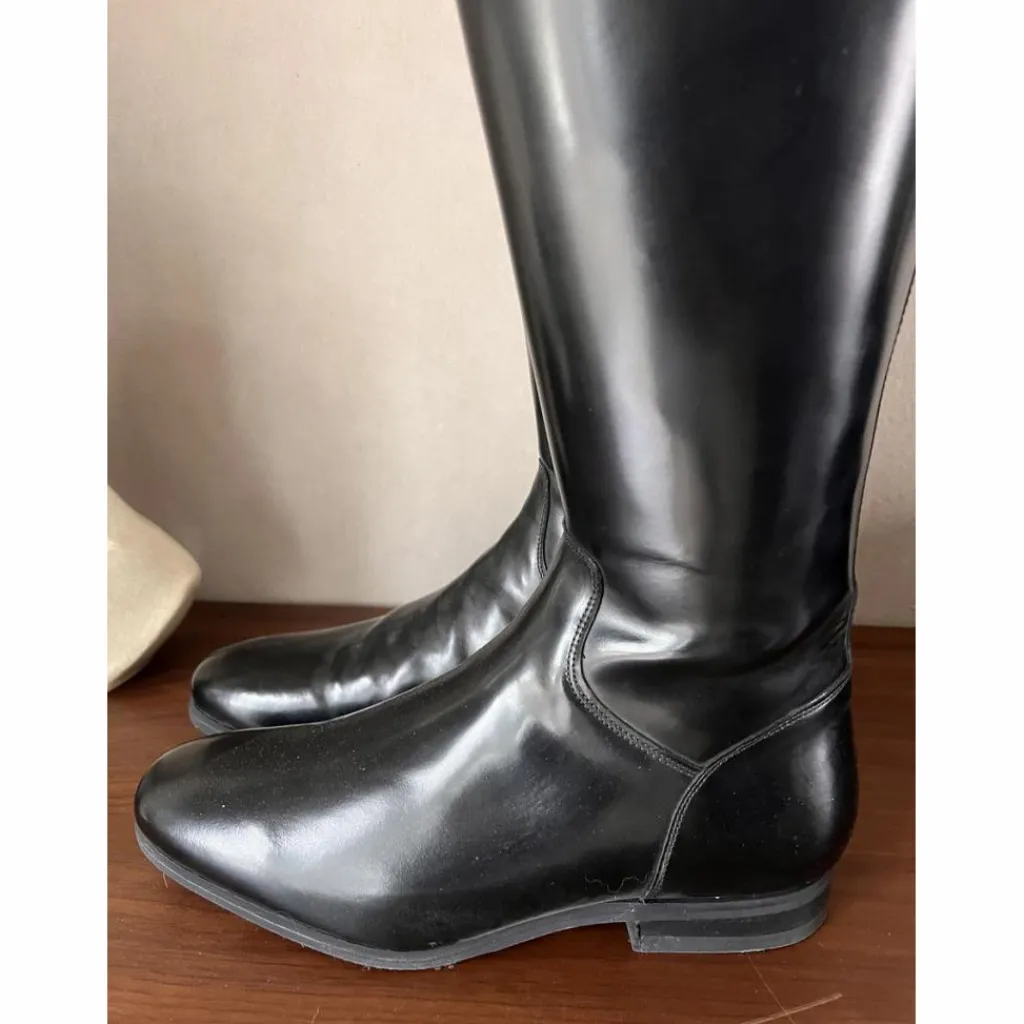 - Marque inconnue - Bottes>Bottes de dressage cuir noir neuves
