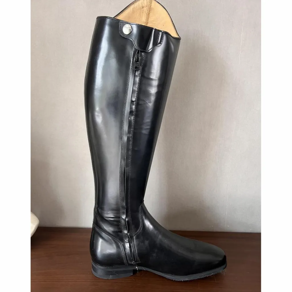 - Marque inconnue - Bottes>Bottes de dressage cuir noir neuves