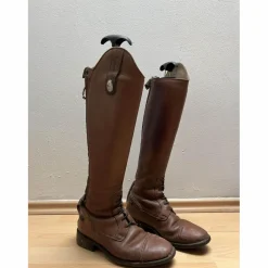 Bottes d’équitation cuir brun Tricolore taille 36*De Niro Boot Co Sale