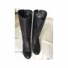 - Marque inconnue - Boots>Bottes d’équitation en cuir noir T 40