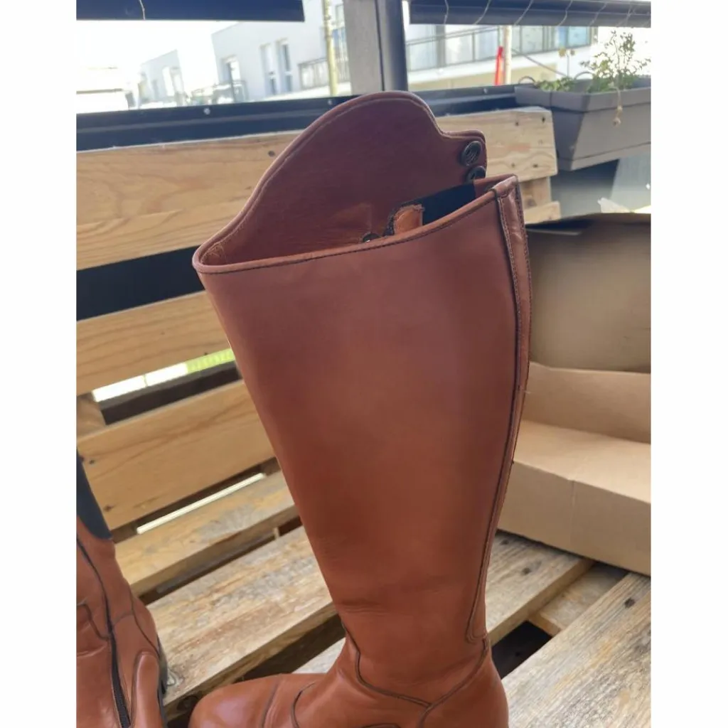 - Marque inconnue - Bottes>Bottes d’équitation valverde marron cognac