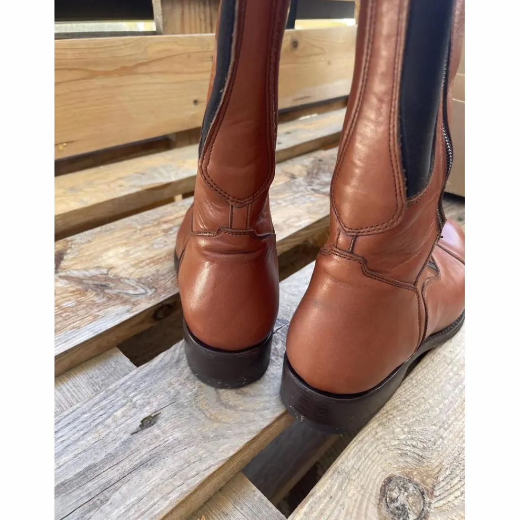 - Marque inconnue - Bottes>Bottes d’équitation valverde marron cognac