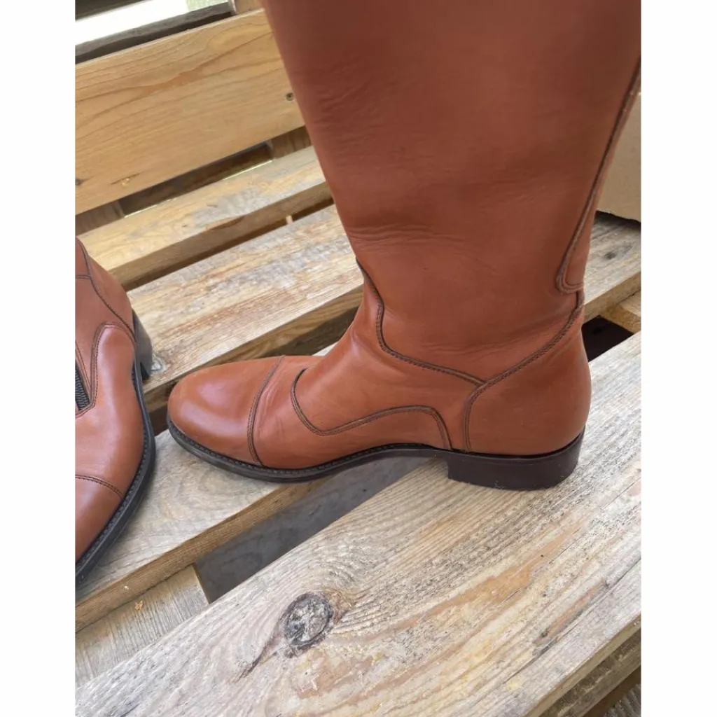 - Marque inconnue - Bottes>Bottes d’équitation valverde marron cognac