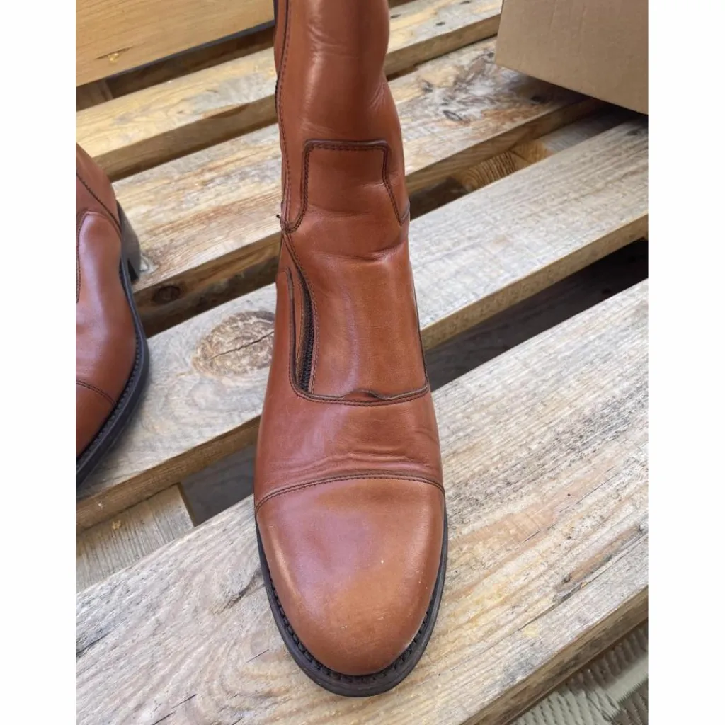 - Marque inconnue - Bottes>Bottes d’équitation valverde marron cognac