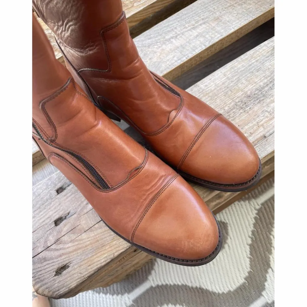 - Marque inconnue - Bottes>Bottes d’équitation valverde marron cognac