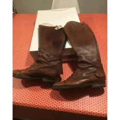 Bottes marron cuir*Ferro di cavallo