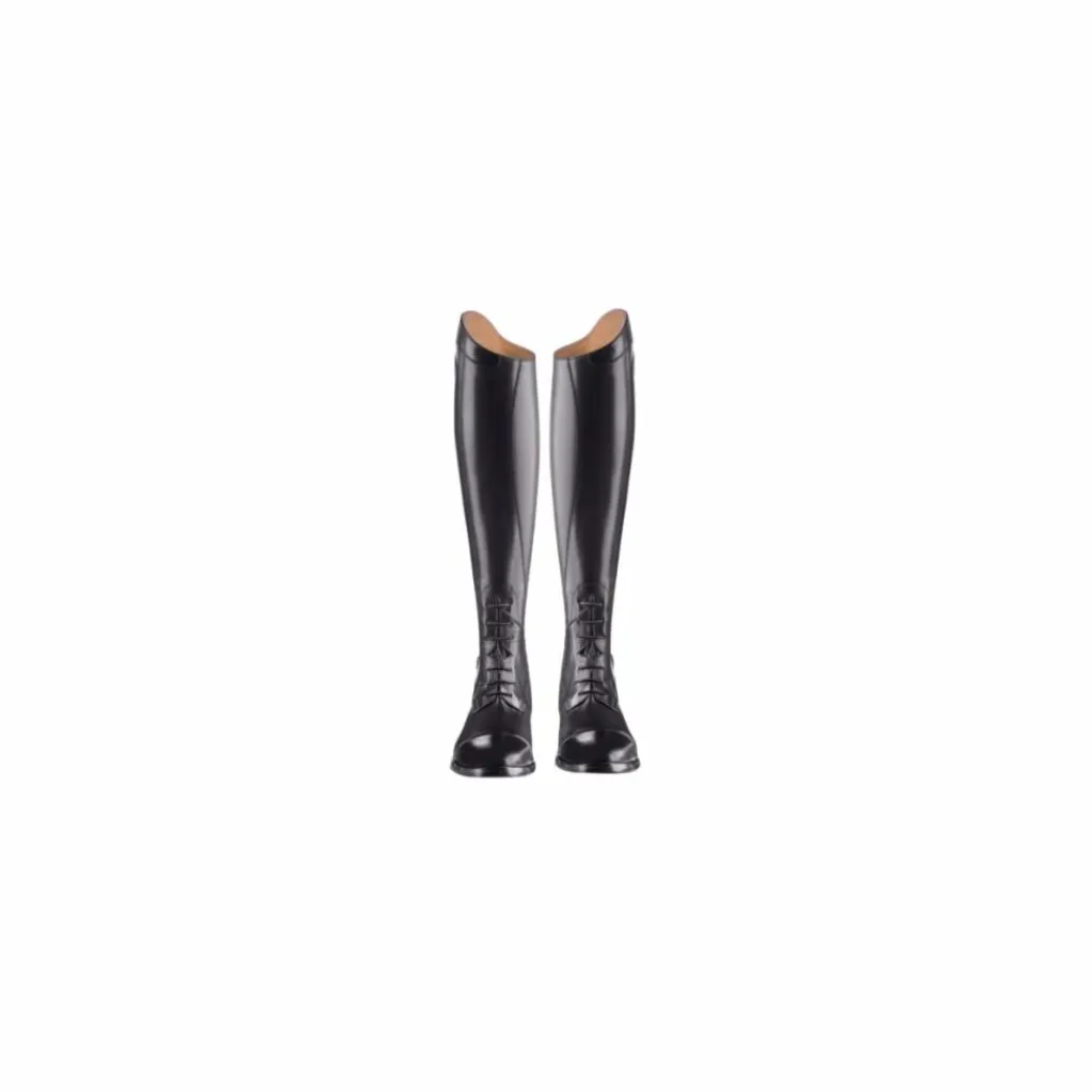 Ego7 Bottes>Bottes équitation cuir noir à lacet, Orion by EG07 neuves