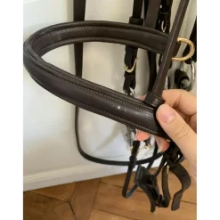 Eric Thomas Brides>Bride Taille Cheval Havane