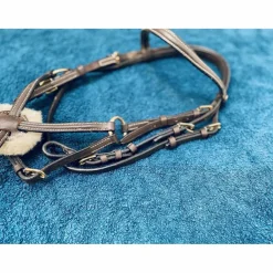 Bridon + rênes master cuir havane poney*HFI Online