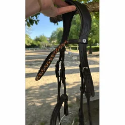BRIDON ANATOMIQUE CLERMONT (TAILLE: CHEVAL - COULEUR: MARRON FONCÉ)*Horze Best