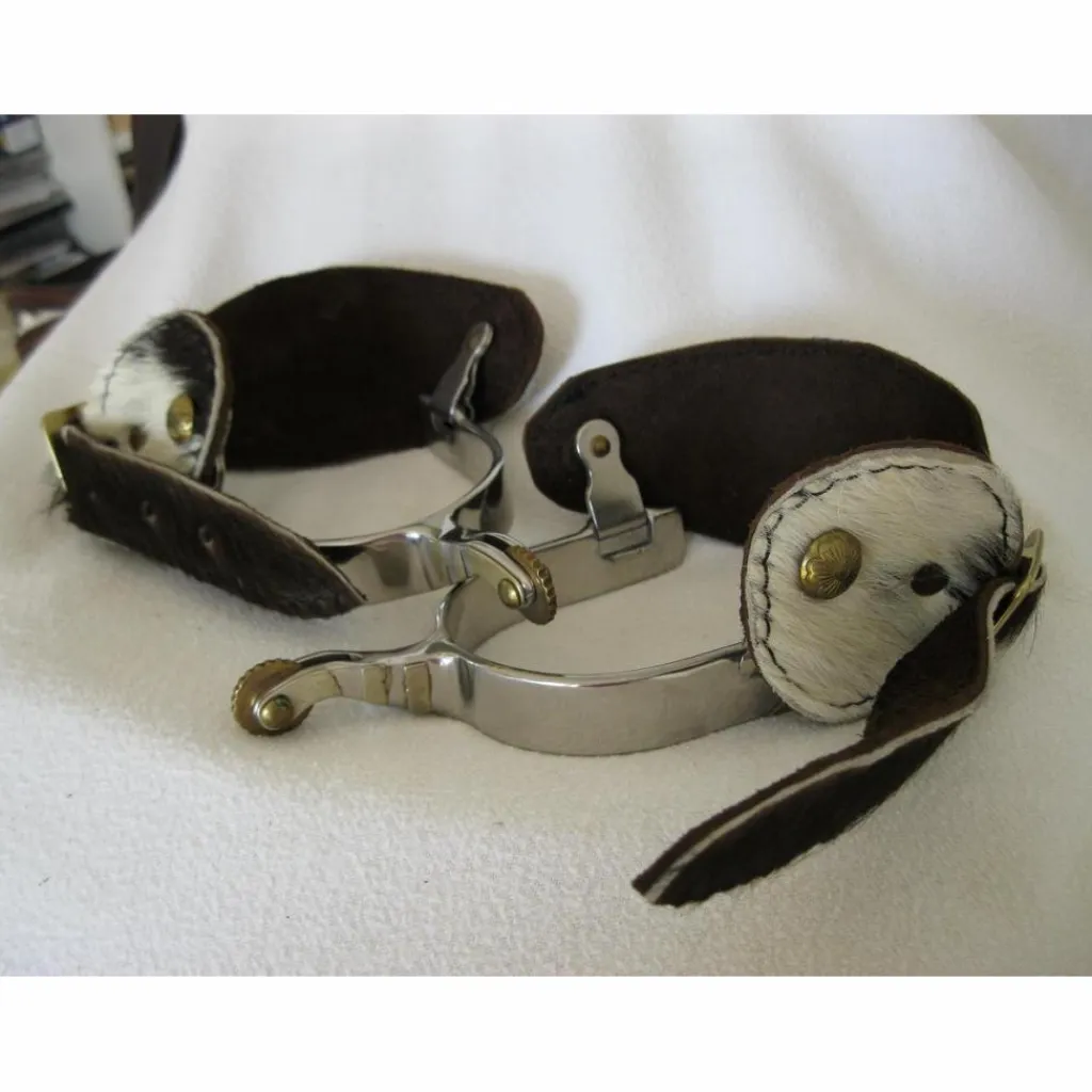 Bridon artisanale western avec peau de vache COBB*- Marque inconnue - Outlet