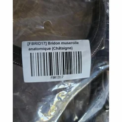 Bridon muserolle anatomique Châtaigne*Forestier Hot