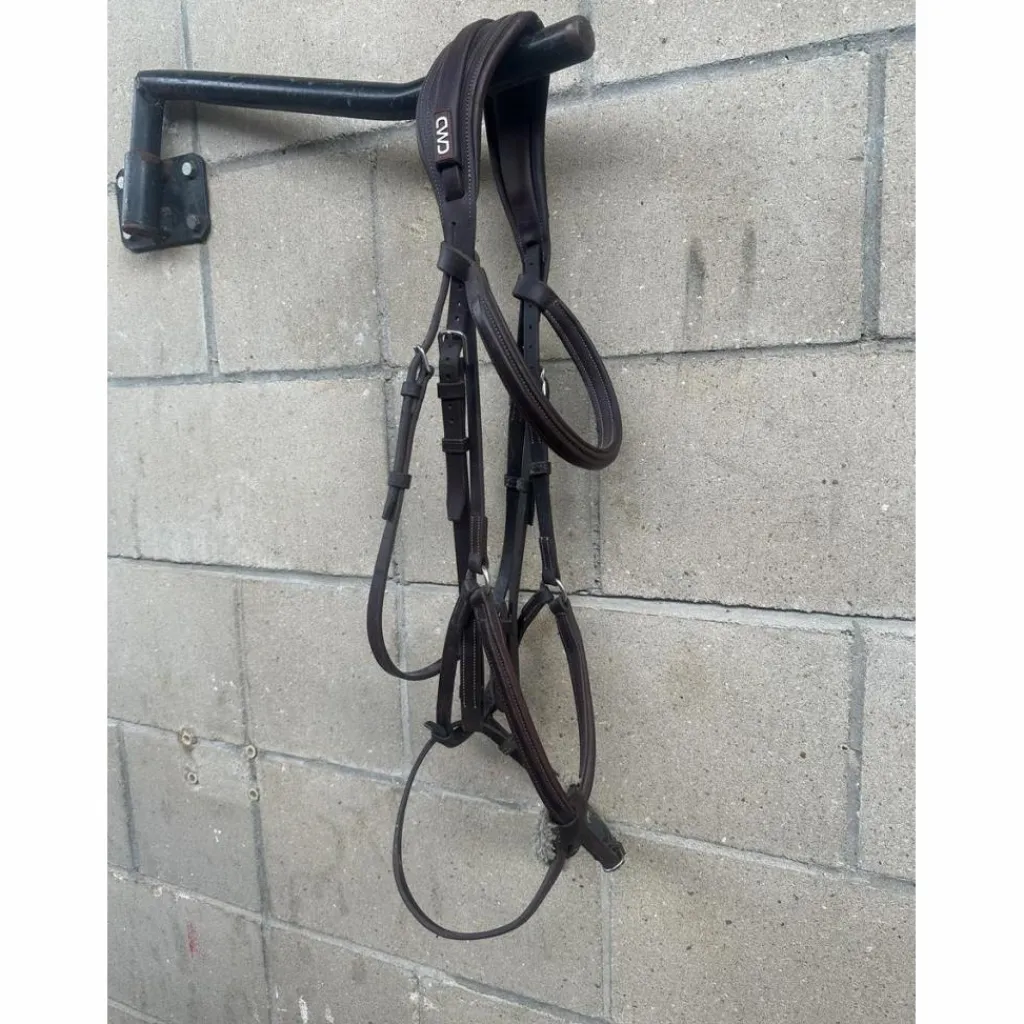 CWD Bridons - Filets>Bridon muserolle croisée taille 3-cheval