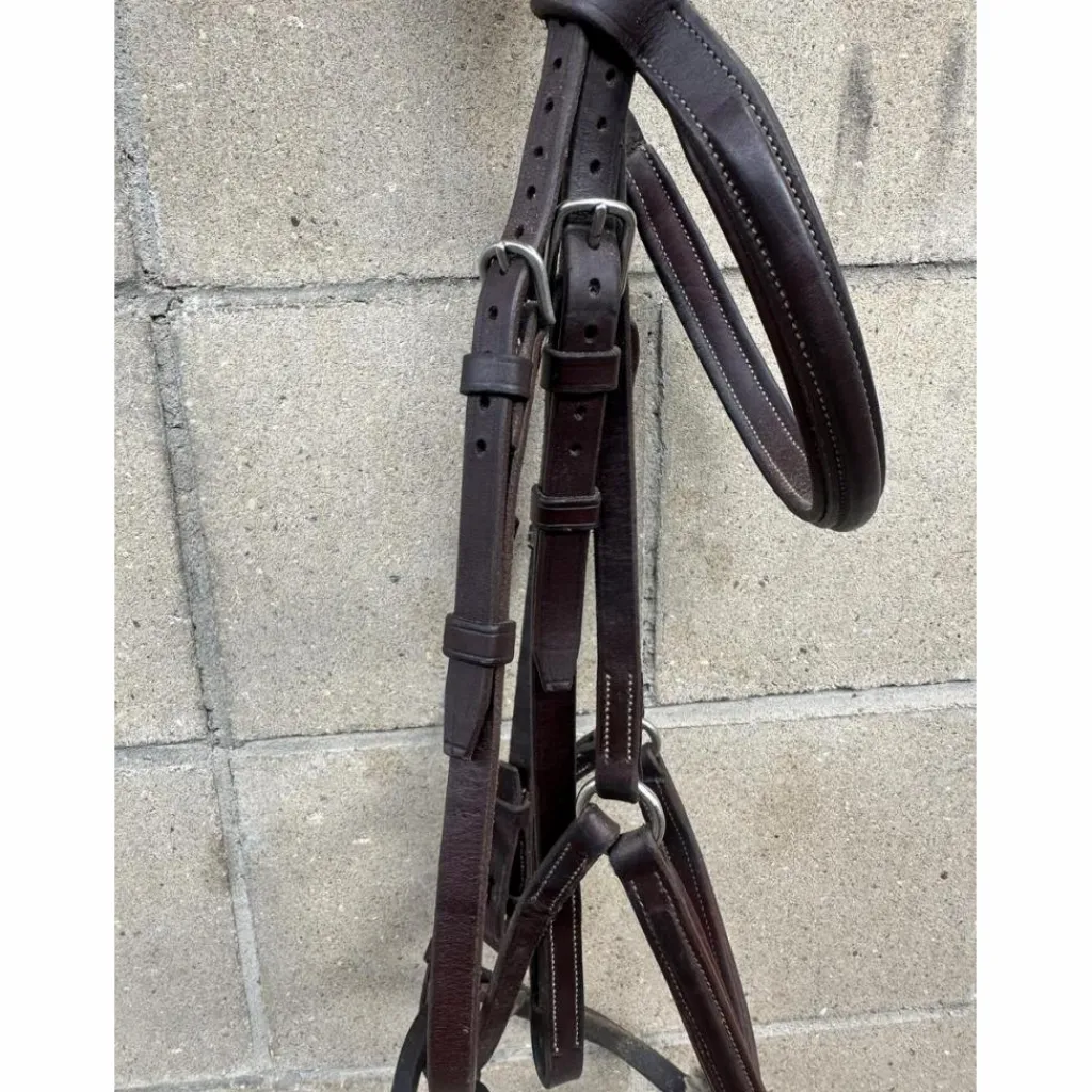 CWD Bridons - Filets>Bridon muserolle croisée taille 3-cheval