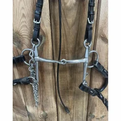 bridon noir + Pelham*- Marque inconnue - New