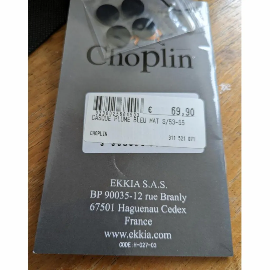 Choplin Casques Et Bombes>Casque bleu 53-55