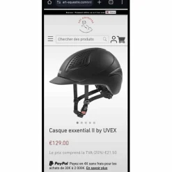 casque d'équitation*Uvex Discount