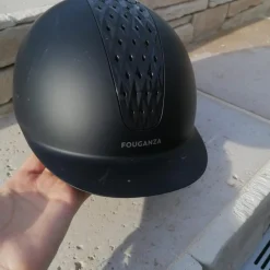 Casque d’équitation Décathlon adulte – 520 Bleu Cosmos – Taille 58*Fouganza Online