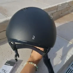 Casque d’équitation Décathlon adulte – 520 Bleu Cosmos – Taille 58*Fouganza Online